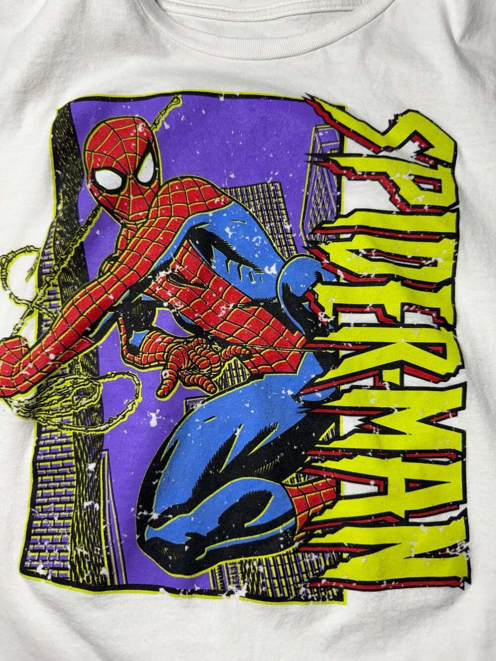 Marvel Spider-Man Graphic T-Shirt White